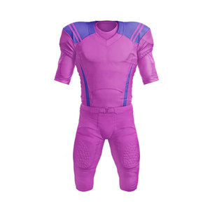 Uniformes de football américain personnalisables en gros, de haute qualité, nouveau design, grandes tailles, respirants, parfaits pour la saison estivale - Product Image 6