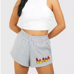 Pantalones Cortos Deportivos para Mujer, Diseño Sexy, Logotipo Personalizado, Absorben el Sudor, Cómodos, de Media Pierna, Antiarrugas, Cintura Elástica - Product Image 1