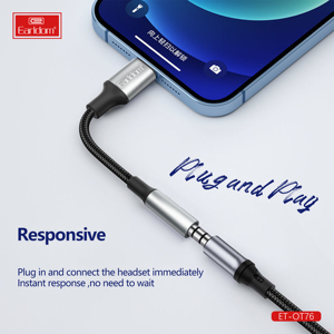 Eardom Hot Bán Gốc 8Pin Để 3.5Mm Tai Nghe AUX <span class=keywords><strong>Adapter</strong></span> Cho <span class=keywords><strong>Iphone</strong></span> Giữ Âm Thanh Ban Đầu Chất Lượng Và Chức Năng - Product Image 2