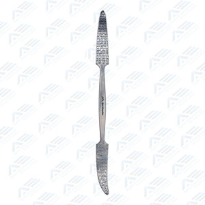 Raspador de Hueso Doble Putti de Acero Inoxidable, Instrumento Quirúrgico Manual para Modelar Huesos con Precisión, Instrumentos Médicos Quirúrgicos Duraderos - Product Image 2