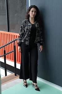 2025 automne mode université Bomber veste pour femmes décontracté boutonné Style léger école tenues avec tenue courte - Product Image 5