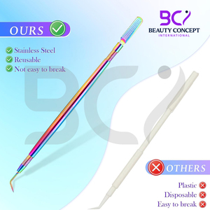 OEM Outil de levage de meilleure qualité en acier inoxydable Peigne Nouvelle arrivée Premium Multicolore Sourcils Lift Cils Crème Elevage - Product Image 5