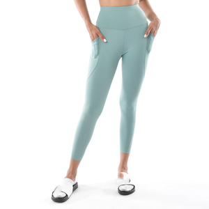 Leggings Cómodos de Cintura Alta para Mujer, Leggings Ajustados de Color Sólido, Pantalones Leggings Elásticos de Tela Suave con Cintura Elástica - Product Image 2