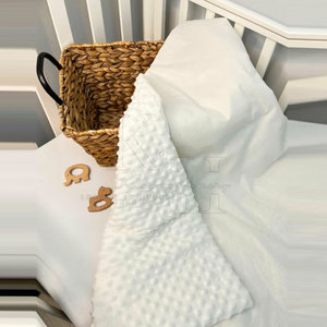 Manta de bebé más vendida, manta de lana suave OEM para recién nacidos, personalizada con logotipo o nombre - Product Image 3