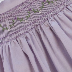 Vestido de lino suave hecho a mano para niñas pequeñas, estilo informal para el primer cumpleaños de niños pequeños, OEM hecho en Vietnam - Product Image 6