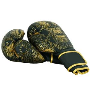 Guantes de boxeo súper vendidos para adultos Guantes de entrenamiento de cuero de piel de vaca Premium con estampado completo personalizado a los mejores precios - Product Image 2