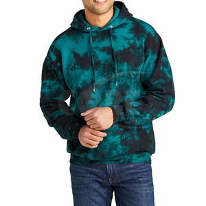 Sudadera con Capucha de Invierno para Hombre, 100% Algodón de Alta Calidad, con Cierre, Logotipo Personalizado, Diseño Tie Dye, Ecológica, para Actividades al Aire Libre - Product Image 1