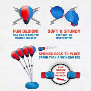 Nouvelle arrivée hommes et femmes formation en cuir fait MMA boxe sacs de boxe enfants chaînes et crochet sacs de boxe et gants - Product Image 3