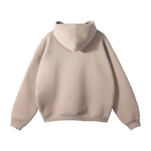 Sweat à capuche pour hommes 100% coton vierge personnalisé avec épaules tombantes Pull oversize Sweat à capuche épais en éponge pour hommes - Product Image 5