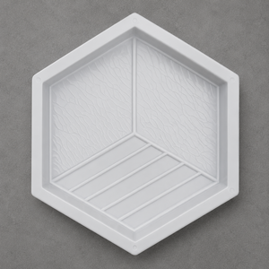 Moule en plastique PP pour béton hexagonal rayé, directement de l'usine BAVIGO - Product Image 1