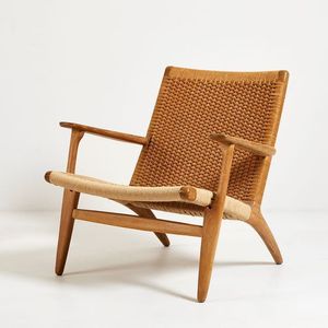 Rattan Chair Single <b>Sofa</b> Simple Japanese Back Armchair with Solid <b>Wood</b> <b>Frame</b> - Product Image 4