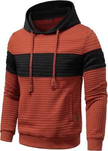 2025 hombres Casual moda Joker sublimación pulóver Sudadera con capucha mejor calidad divertido de gran tamaño transpirable diseño sólido patrón OEM - Product Image 2