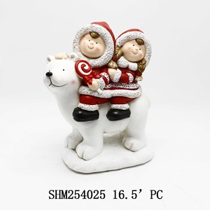 <span class=keywords><strong>Hallmark</strong></span> Frosty Friends escultura de resina chica sosteniendo oso adorno de <span class=keywords><strong>Navidad</strong></span> regalo para decoración del hogar decoraciones de <span class=keywords><strong>Navidad</strong></span> - Product Image 5