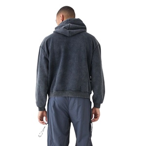 Sudadera para hombre Sudadera con capucha de gran tamaño Essentials Pullover Lavado sobre tamaño Jersey de algodón en blanco Vintage Stone Acid Washed Hoodie 2026 - Product Image 6