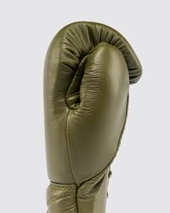 Nouvelle vente chaude en gros gants de boxe de combat vert olive personnalisés gants de boxe de coup de pied de boxe 80z à 160z - Product Image 5