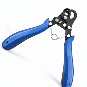 Pince à boucler de précision en acier inoxydable de haute qualité, taille de boucle 1,5 mm, outil de fabrication de bijoux, 12,4 cm, mini-outil de formage de boucles OEM/ODM - Product Image 1