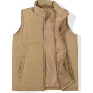 Chaleco acolchado para hombre, chaqueta acolchada sin mangas ligera, chalecos de abrigo transpirables - Product Image 2