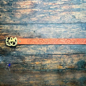 Cinturón Occidental de Cuero Vacuno Genuino Tallado a Mano de Primera Calidad, Hebilla de Aleación de Zinc con Diseño de Pirámide con Tachuelas, Tamaño Personalizado para Hombre y Mujer - Product Image 6