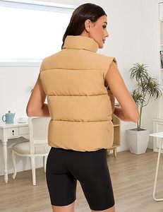 Venta Directa de Fábrica, Chaleco Acolchado con Cierre y Cuello en V, Personalizable, Transpirable, de Alta Calidad, para Hombre, Ropa de Invierno Informal - Product Image 1