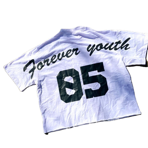 Personalizado de los hombres 100% de algodón de verano Streetwear de gran tamaño Boxy Tee Patrón sólido de dibujos animados de la pantalla de impresión de los hombres Boxy Graphics Camisetas - Product Image 2