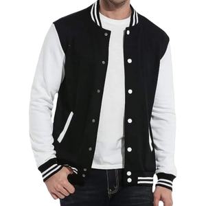 Sweat-shirt veste pour homme, coupe ajustée, col montant, fermeture éclair, imprimé, 100% coton, épais, chaud, imperméable, respirant, printemps - Product Image 2