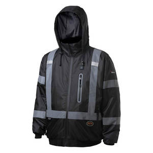 Trajes de lluvia de alta visibilidad con seguridad reflectante Traje DE TRABAJO impermeable Uniformes DE SEGURIDAD Al Aire Libre Impermeable Reflectante general - Product Image 5