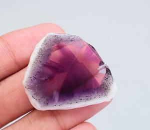 Cristal de Amatista Azul Chevron para Decoración de Uñas, Gema Suelta de Amatista Estrella Natural - Product Image 4