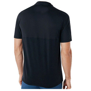เสื้อโปโลแขนสั้นน้ำหนักเบาระบายอากาศได้ดีตัวยึดกระดุมสีดำล้วนระบายอากาศได้ดีเสื้อยืดพลัสไซส์ - Product Image 5