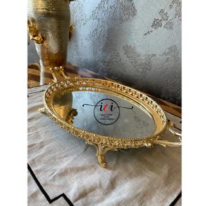 ถาดทองเหลืองหรูหราสำหรับตกแต่งเทศกาลรอมฎอนคุณภาพสูงสำหรับเทศกาลรอมฎอนปรับแต่งขนาดและดีไซน์ได้ - Product Image 4