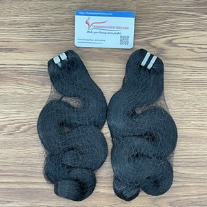 Máquina Bodywave negra virgen Remy vietnamita de alta calidad, extensiones de trama doble 100%, sin desprendimiento, sin enredos, suministro al por mayor - Product Image 2