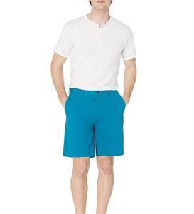 Pantalones cortos de Golf a la moda para hombre 2025, ajuste personalizado, patrón sólido transpirable, ligero, 100% de algodón para entrenamiento al aire libre de verano - Product Image 3