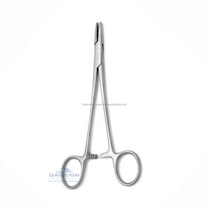 Soporte de aguja profesional de acero inoxidable de alta calidad Crile-Murray recto cruzado dentado 7,1/8 pulgadas - Product Image 4