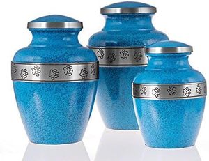 Metal <b>Urn</b> Aluminium Metal Pet <b>Urns</b> in Wholesale Prices With Export Quality <b>Dog</b> Cats Ashes High Quality Metal <b>Urns</b> for Memories - Product Image 3