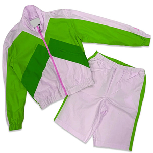 Ensemble de short de jogging en nylon personnalisé décontracté nouveau style coupe-vent pour homme ensemble de survêtements coupe-vent de gym fitness pour hommes - Product Image 5