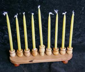 Porte-bougie menorah de qualité industrielle pour décoration de Noël, centre de table de mariage, chandelier, décoration d'intérieur - Product Image 1