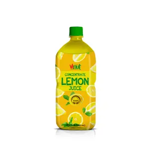 1L bottle VINUT 100% Lemon juice Concentrate Vietnam Suppliers Manufacturers