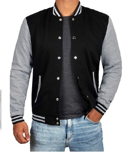 เสื้อแจ็กเก็ตผ้ากำมะหยี่ปะติดแขนเสื้อหนัง - Product Image 1