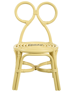 Chaise moderne en rotin naturel pour enfants, sièges en osier écologiques fabriqués à la main pour les fêtes d'anniversaire, les mariages et le salon des bébés - Product Image 1