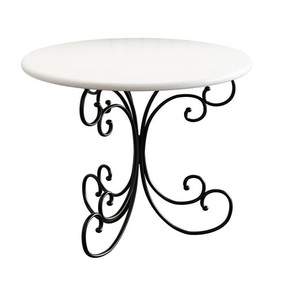 Top des tendances Hôtel Hôtel et Restaurant Décoration Centre de table en métal Haute Vente Blanc Marbre Table Basse Fournisseur - Product Image 6