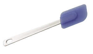 Spatola in silicone con manico in acciaio inox 10/18 58cm. (Ibili 763900) - Product Image 1
