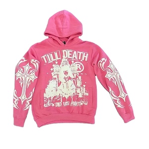 Veste d'hiver lourde 100% coton pour femmes en gros Sweat à capuche imprimé bouffant 3D - Product Image 4