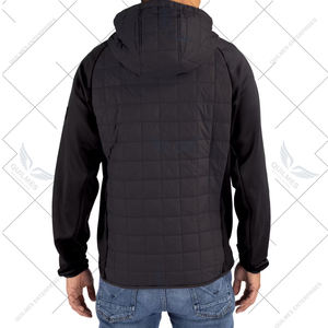Veste d'hiver matelassée légère pour homme Texas State Bobcats, coupe-vent, softshell hybride, logo personnalisé, style décontracté, extérieur - Product Image 2