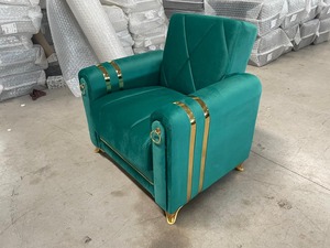 Sofá cama reclinable de tela de terciopelo moderno con función extensible para hotel, villa, apartamento, hospital, sótano, uso para sala de estar - Product Image 4