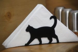 Hot Stainless Steel Napkin Dispenser Gold Plated Kitchen Napkin <b>Holder</b> with Coffe <b>Mug</b> Design for Tissue Boxes - Product Image 4