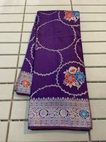 Fourniture en gros de Saree traditionnel en soie russe pure et douce, avec Pallu tissé de qualité supérieure Zari Meenakari, pour femmes, pour fêtes et mariages, séchage rapide