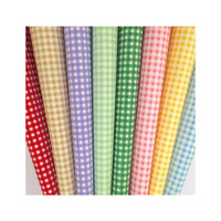 Tissu à carreaux à carreaux 100% coton popeline matériel compte de fil 30*30 carreaux et Plaid Textile gros tissage vêtements mode durable