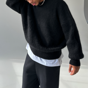 เสื้อฮู้ดดี้ผู้ชายสั่งทำโลโก้จากโรงงาน ผ้า 500GSM ทรงโอเวอร์ไซส์ แบบครอป แขนยาว ผ้าฝ้าย 100% ทรงหลวม เรียบง่าย สไตล์ลำลอง ปักลาย 3 มิติ - Product Image 5