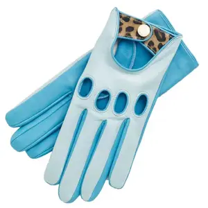 Guantes de conductor de cuero fino Mujer | Guantes de conducción Mujer Cuero