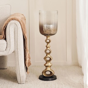 Bougeoir moderne élégant Accent de décoration intérieure de luxe pour centre de table Éclairage romantique et affichage intérieur élégant - Product Image 3