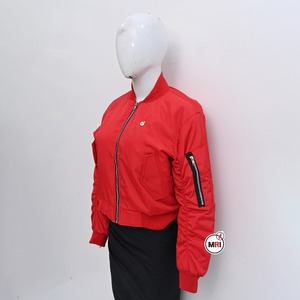 Abrigo de invierno para hombre de alta demanda con cremallera directo de fábrica logotipo de marca bordado personalizado soporte de tela de lona informal tejido al aire libre - Product Image 4